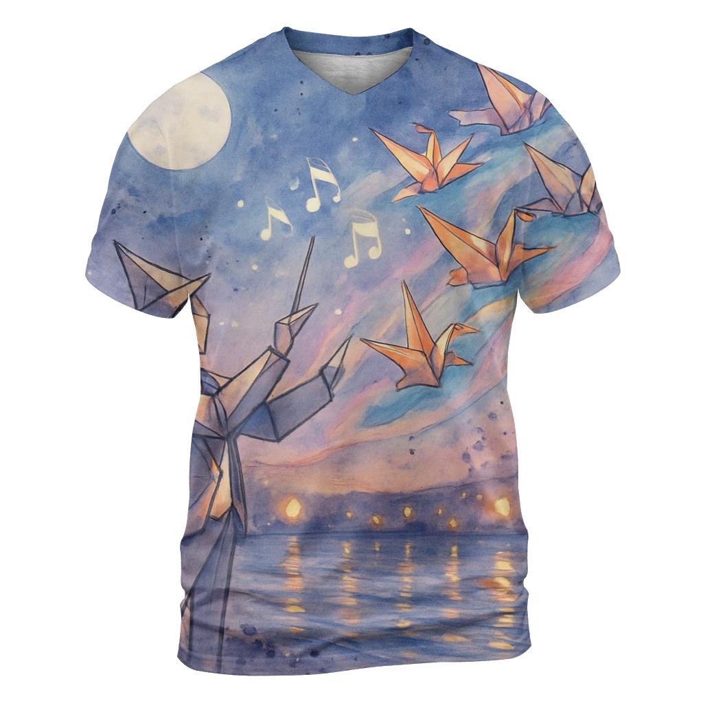 Paper Crane Conductor personalized full print shirts