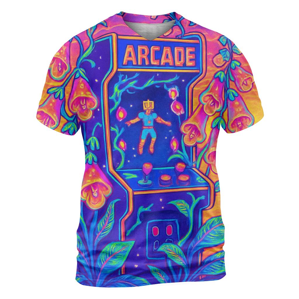 Mirage Arcade Foxglove unique graphic print tees