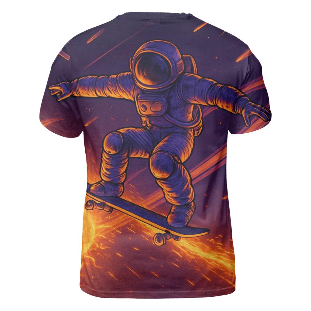 Solar Wind Skater artistic all-over print tops