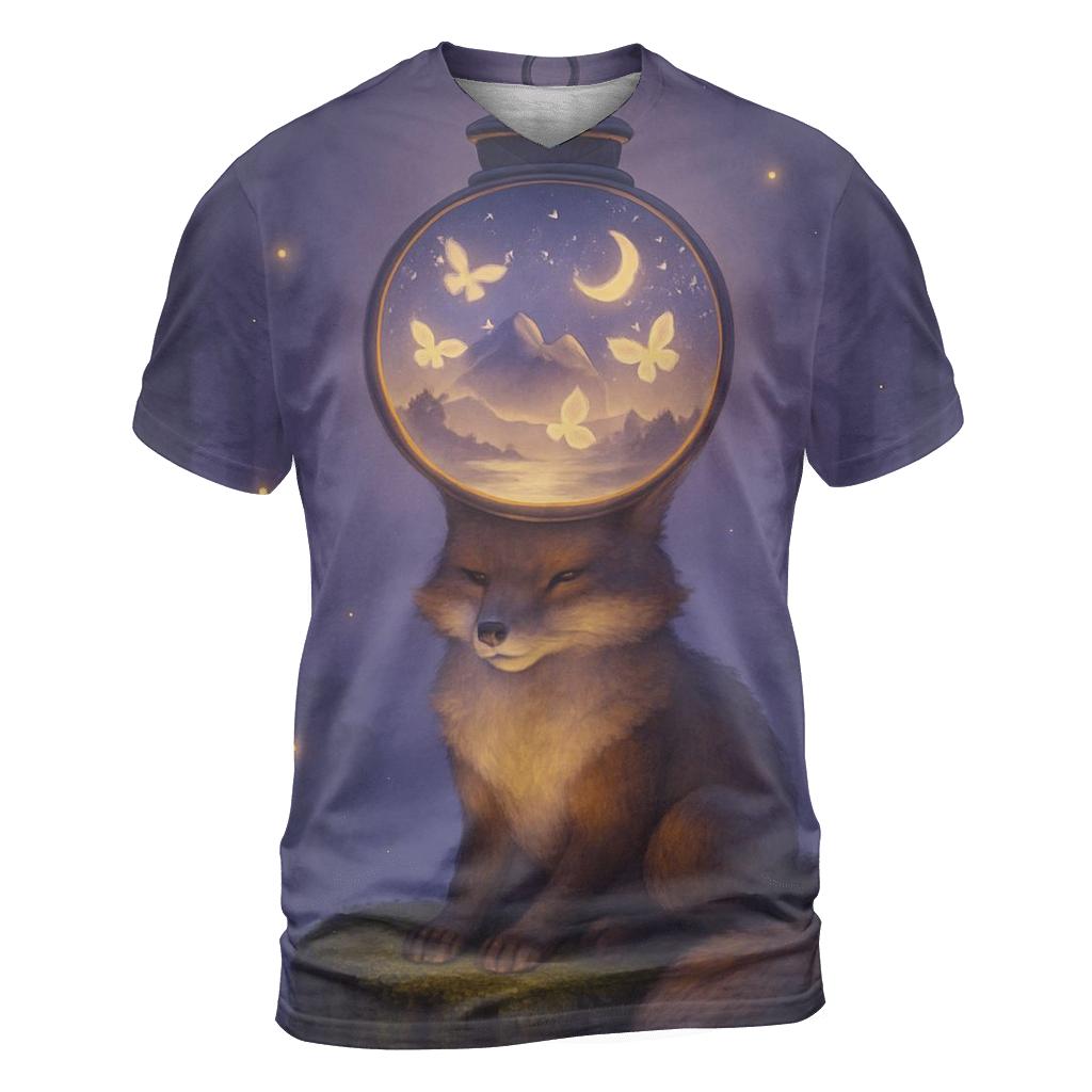 Lantern Mind Fox designer pattern shirts