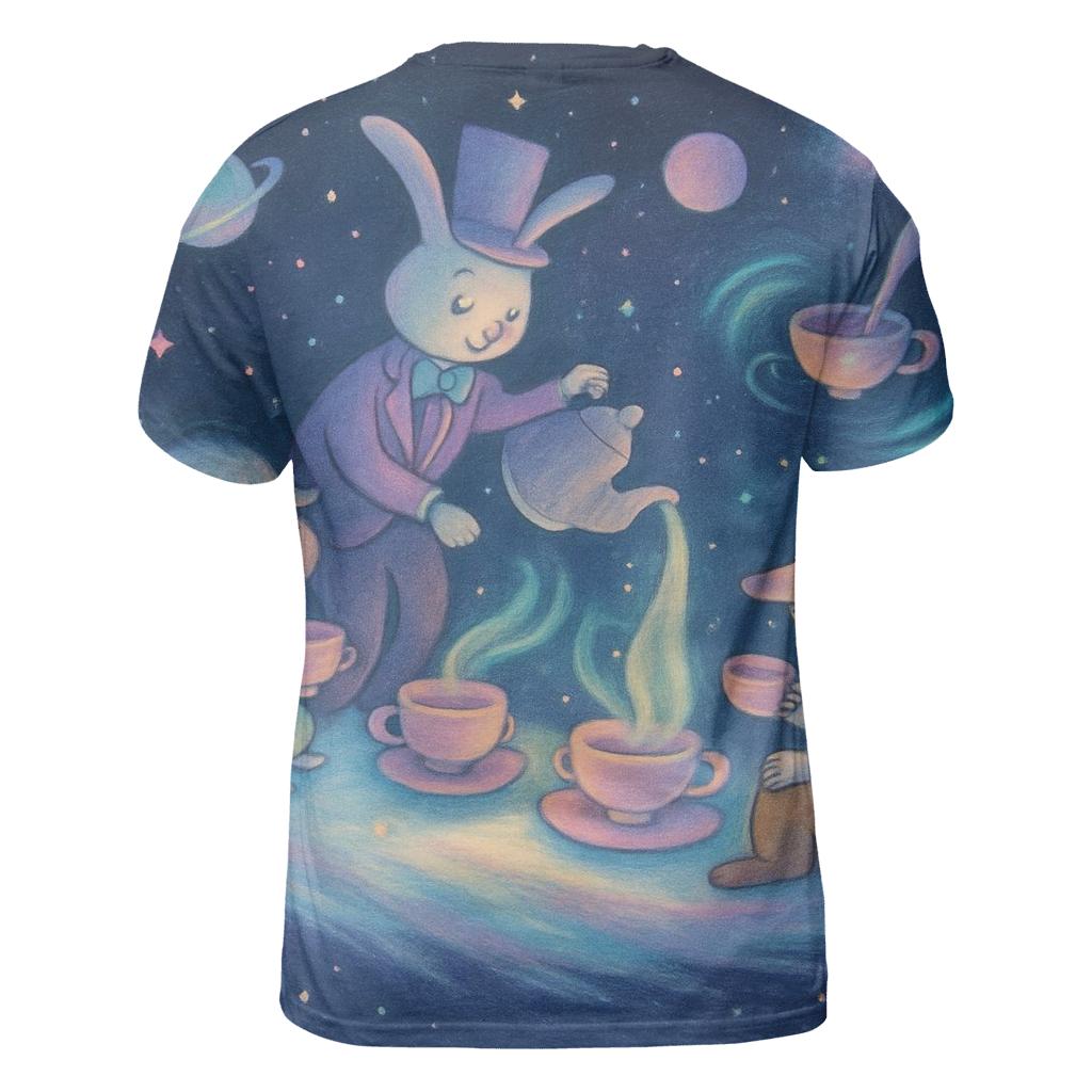 Comet Tail Tea Party unique graphic print tees