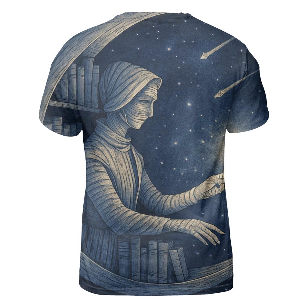 Paper Moon Librarian designer pattern shirts