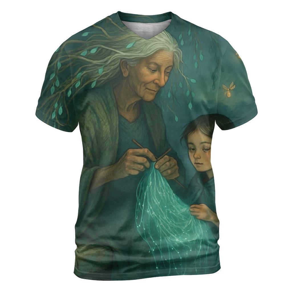 Willow Circuit Matron vibrant all-over design tees