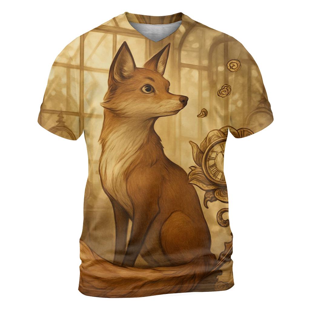 Clockwork Rose Fox designer pattern shirts