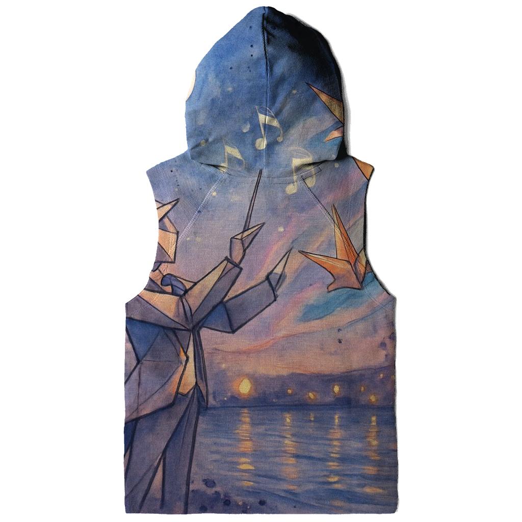 Paper Crane Conductor graphic hoodies