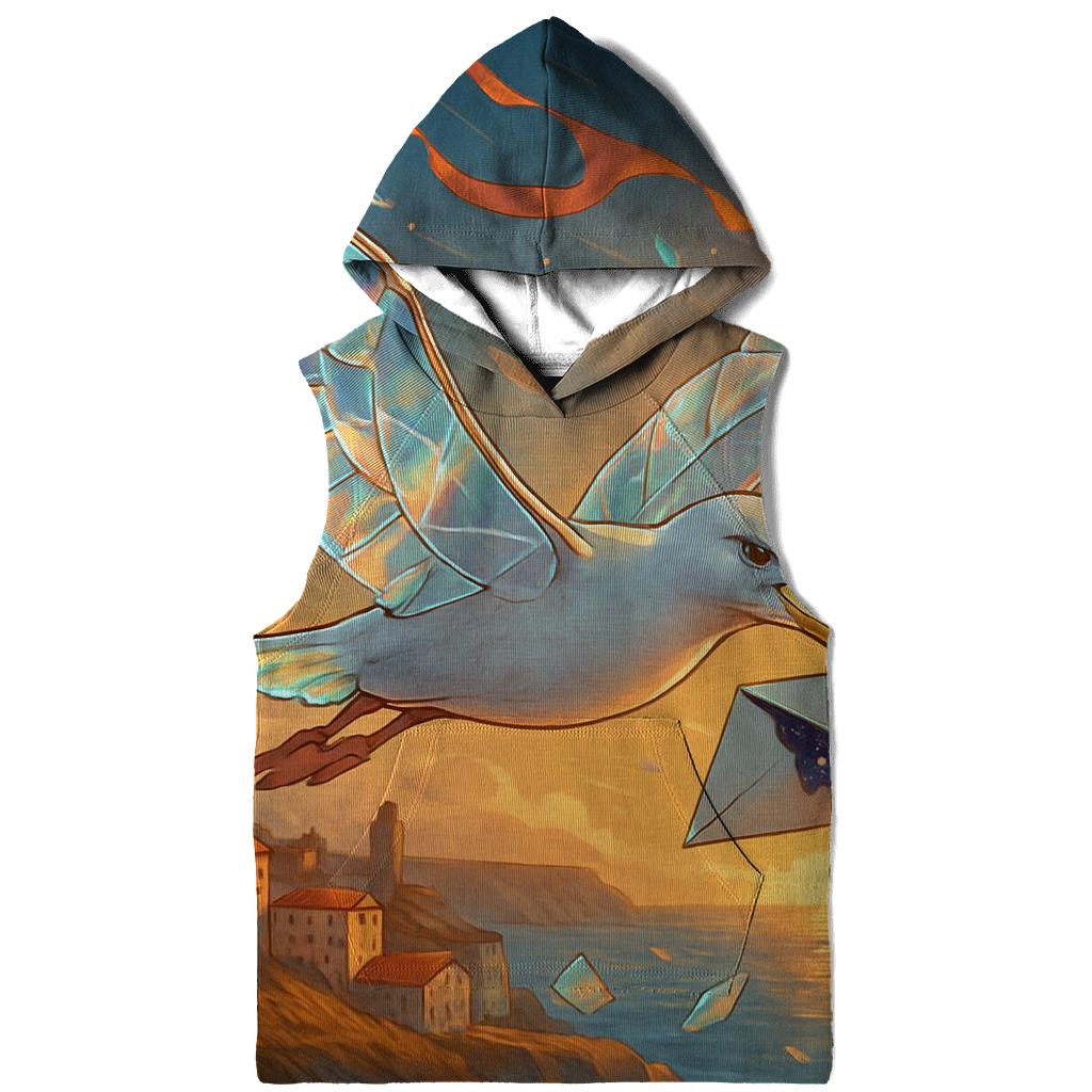 Glasswing Albatross Messenger graphic hoodies