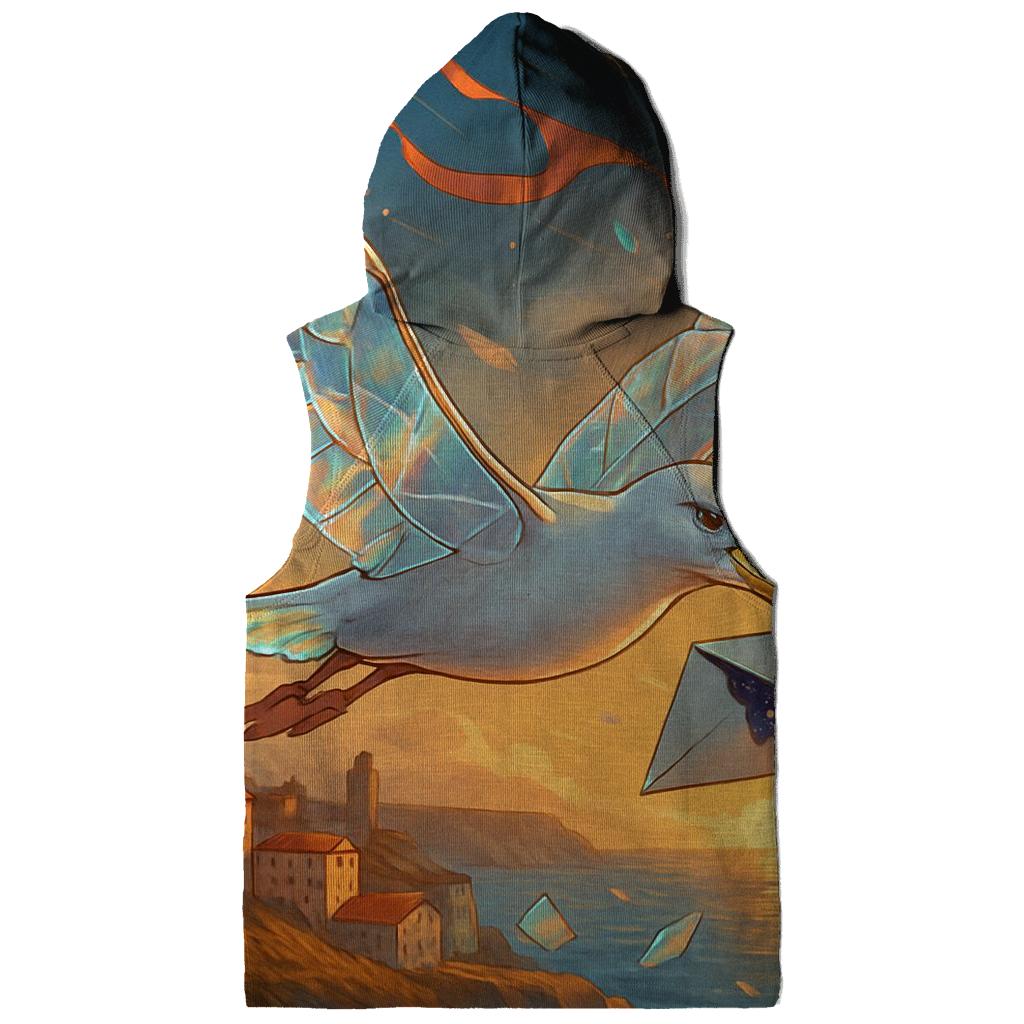 Glasswing Albatross Messenger graphic hoodies