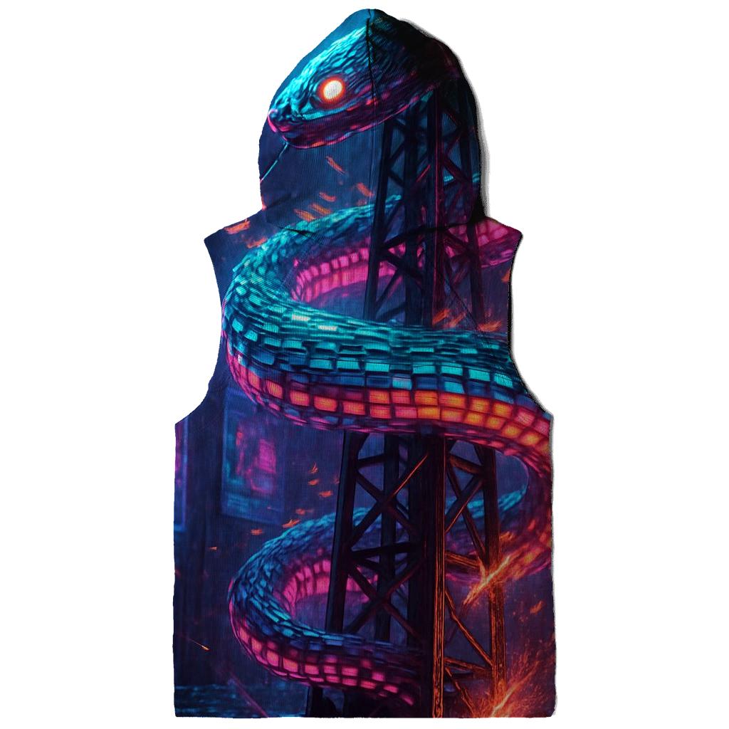 Pulse Neon Serpent hoodies fashion
