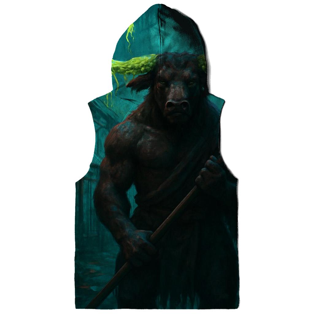 Vinebound Neon Minotaur heavyweight hoodies