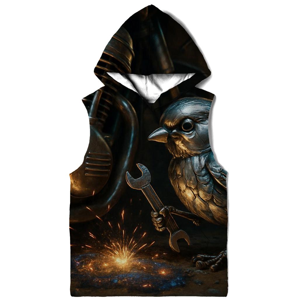 Chromed Sparrow Mechanic embroidered hoodies