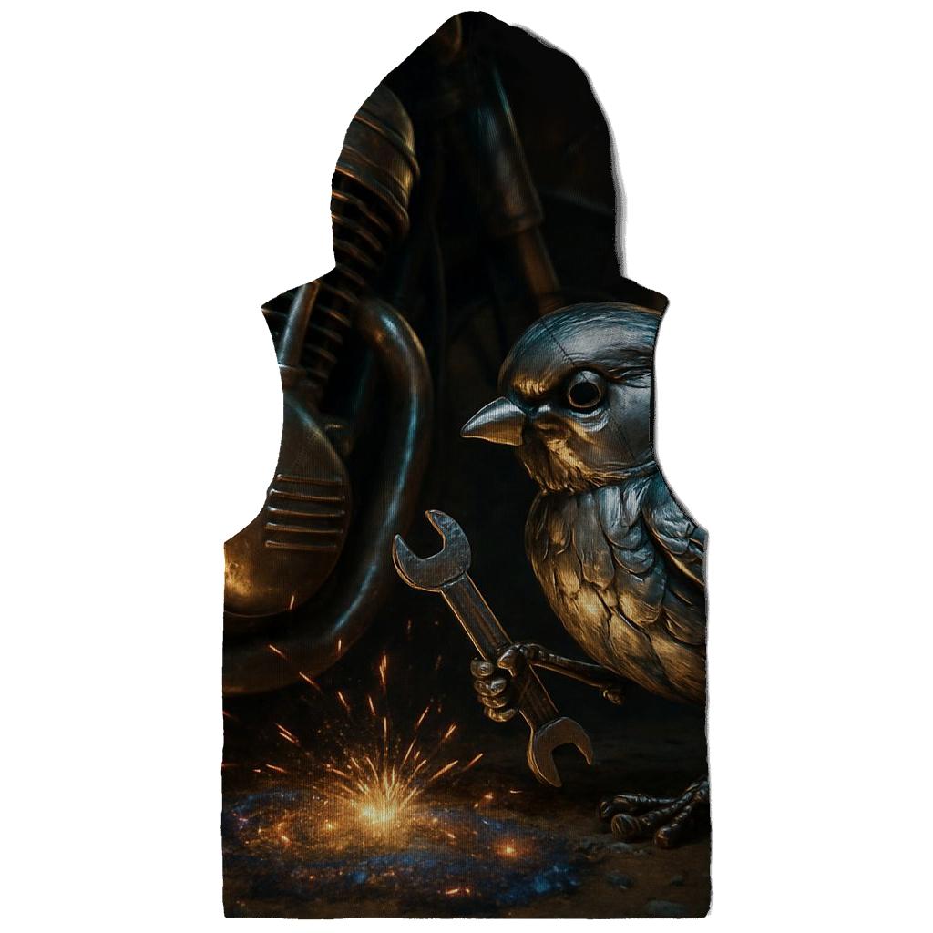 Chromed Sparrow Mechanic embroidered hoodies