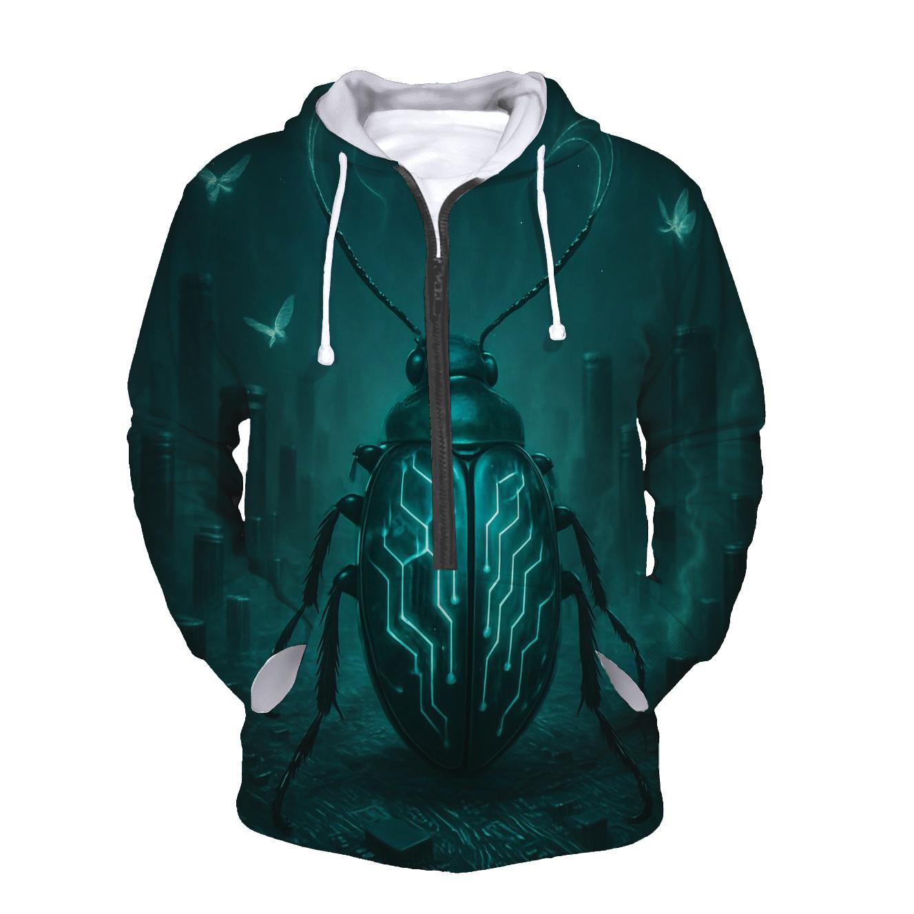 Circuitboard Monarch Beetle heavyweight hoodies