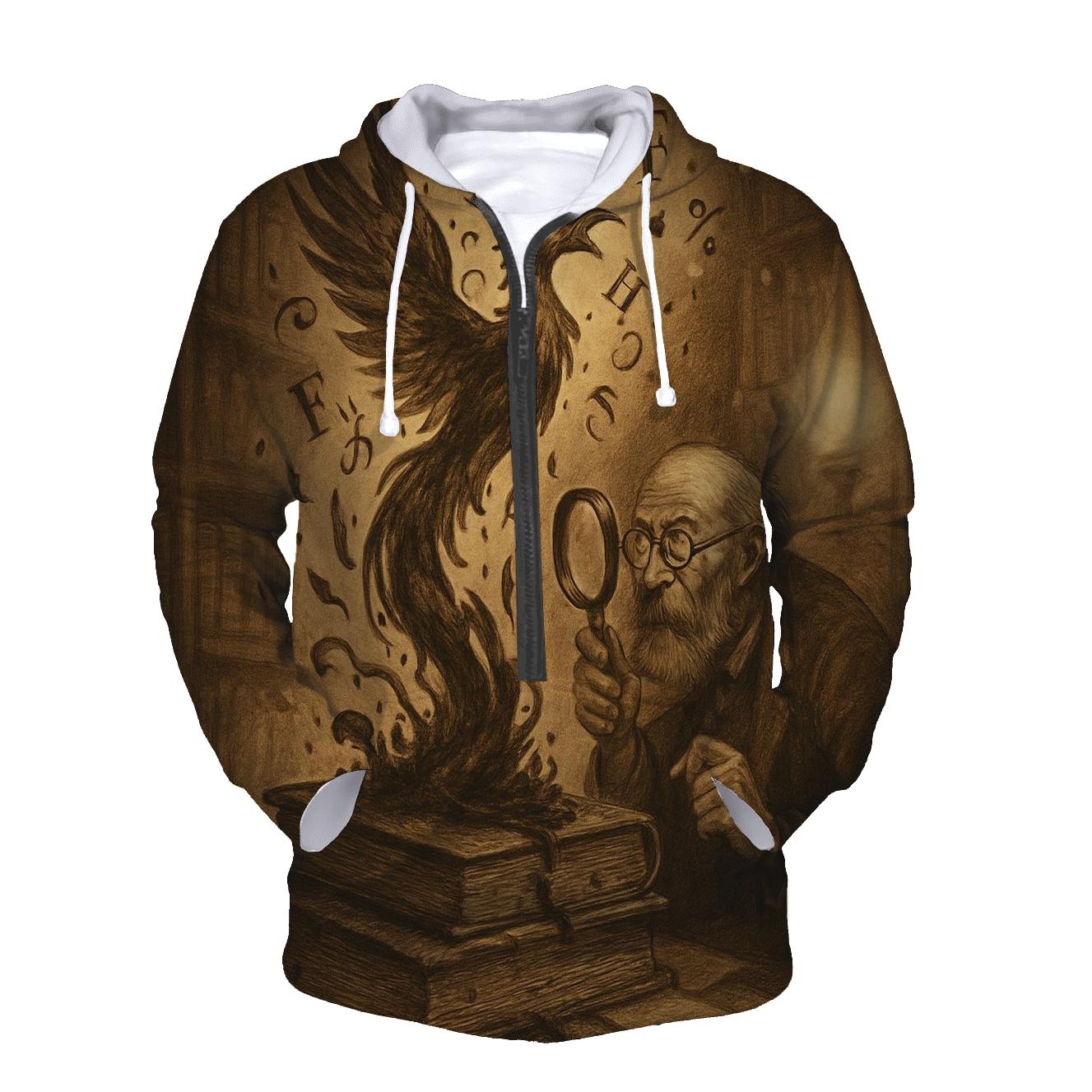 Inkspill Phoenix Archivist embroidered hoodies
