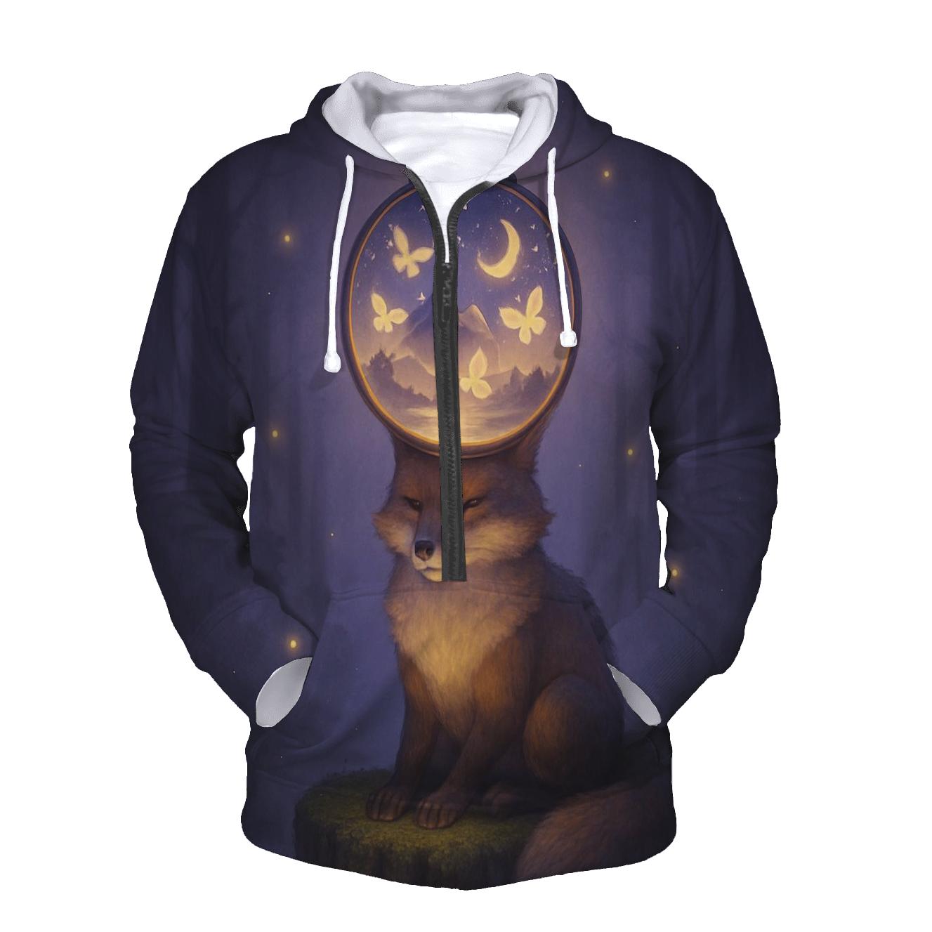 Lantern Mind Fox lightweight hoodies