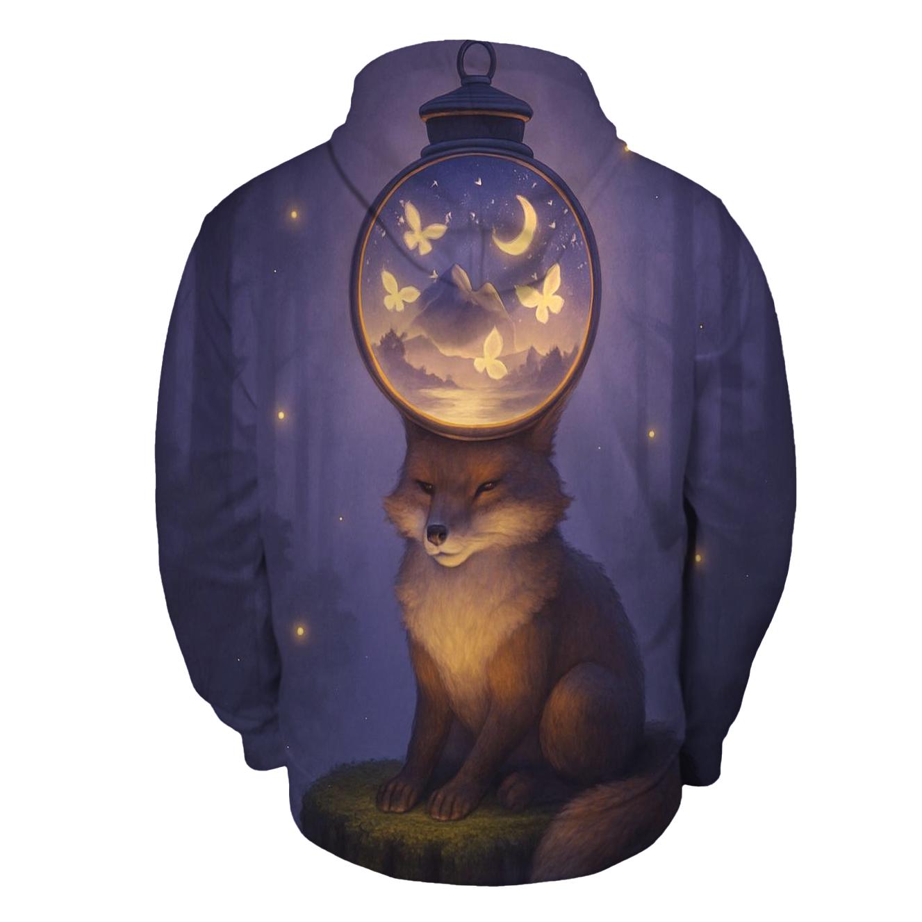 Lantern Mind Fox lightweight hoodies
