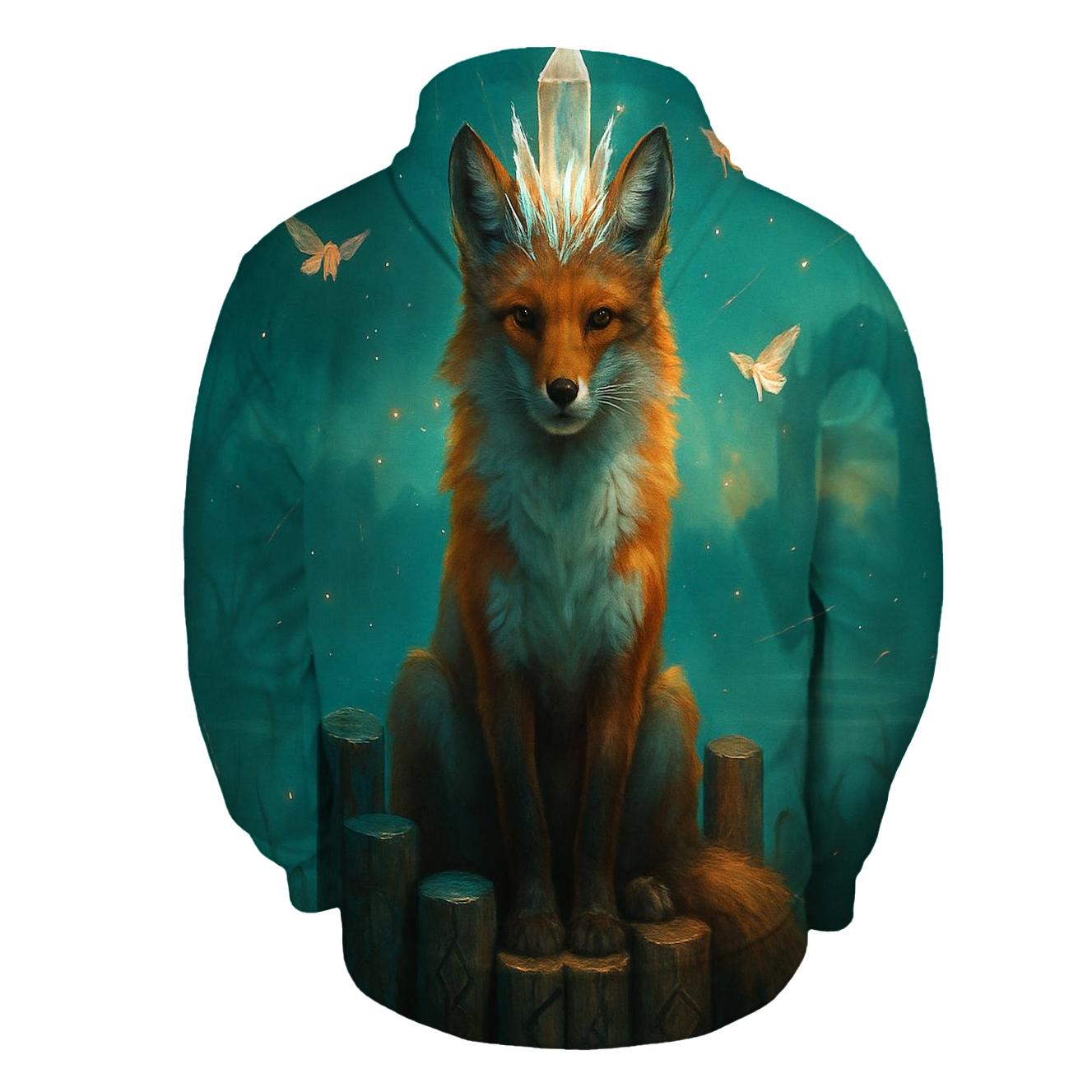 Quartz Crown Fox pullover hoodies