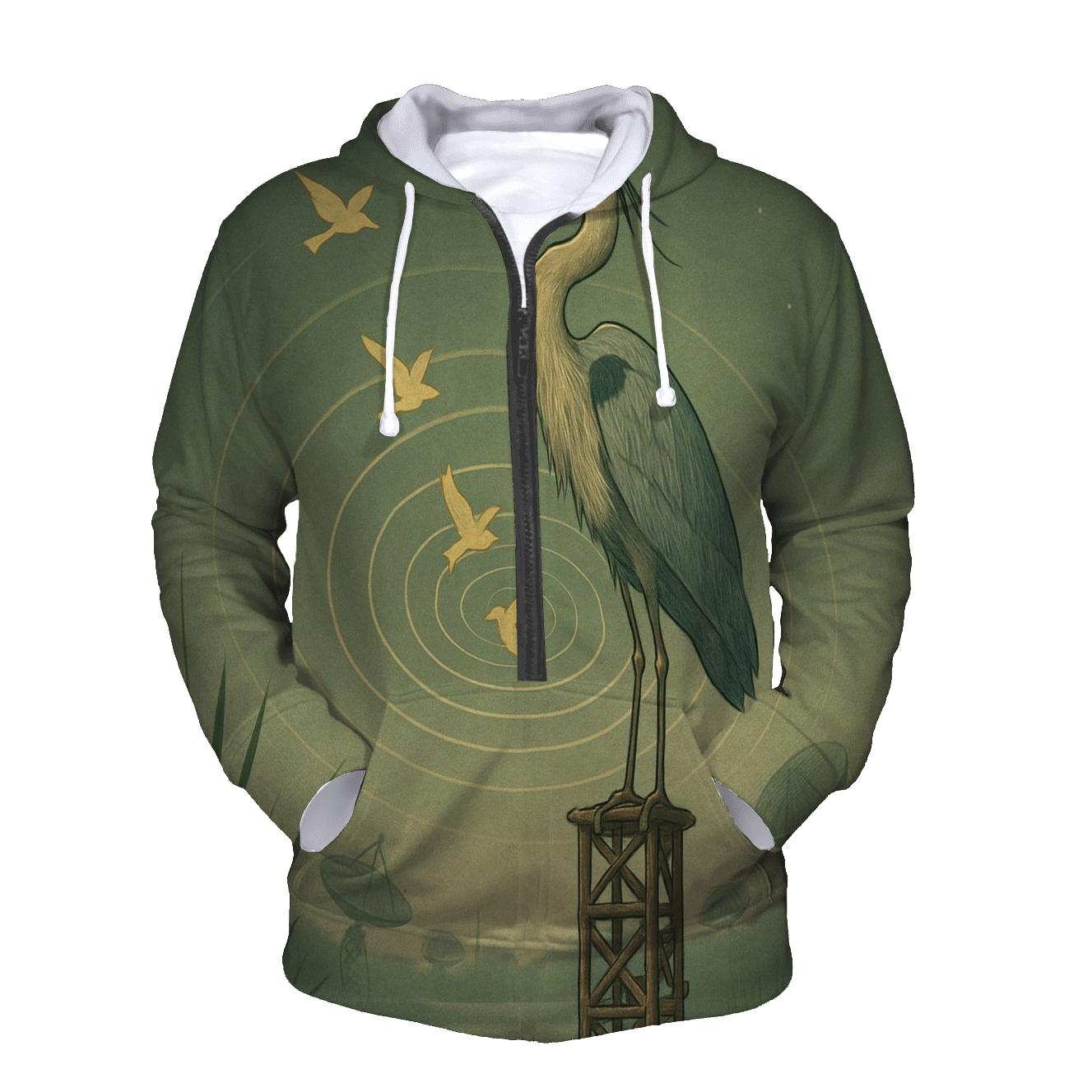 Halcyon Signal Heron hoodie designs