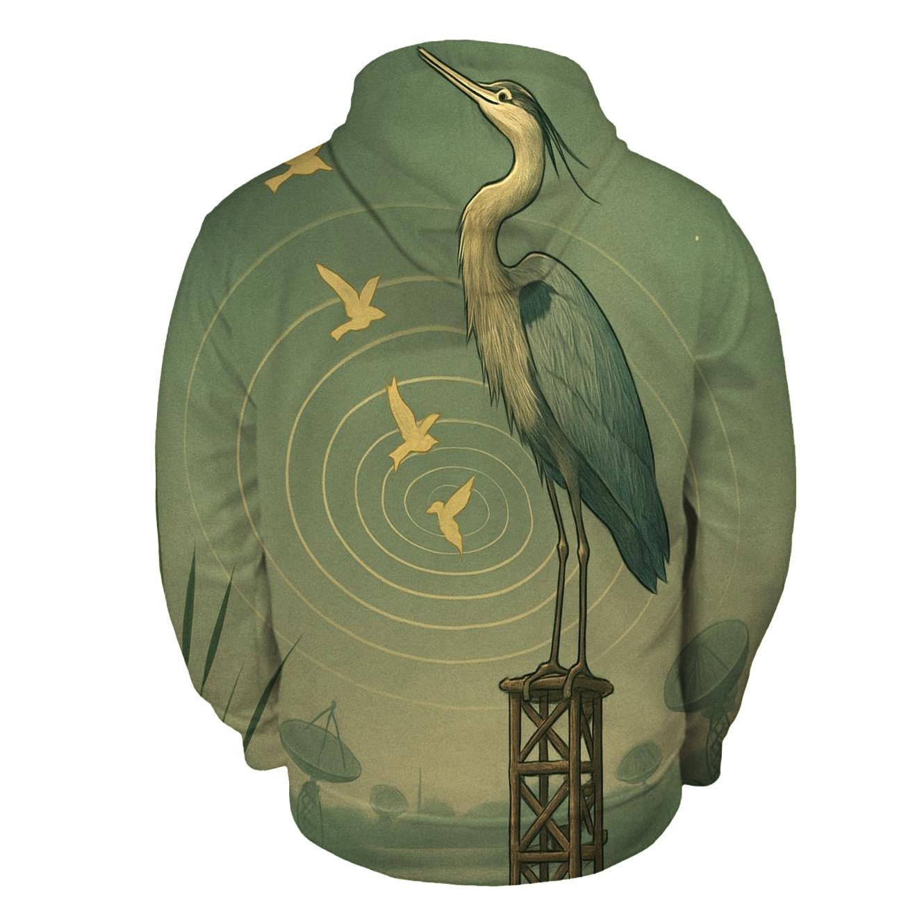 Halcyon Signal Heron hoodie designs