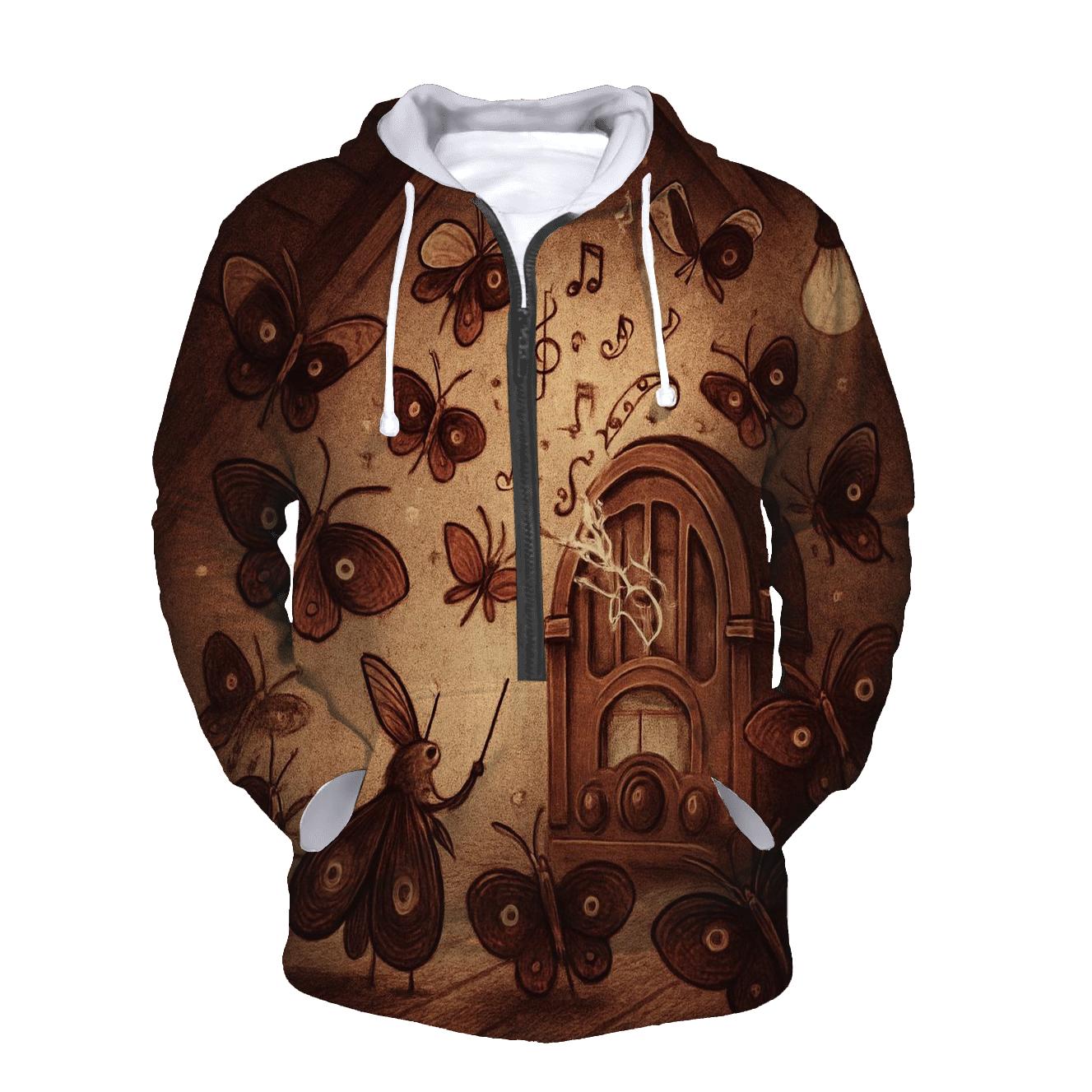 Retro Radio Moth Orchestra pullover hoodies