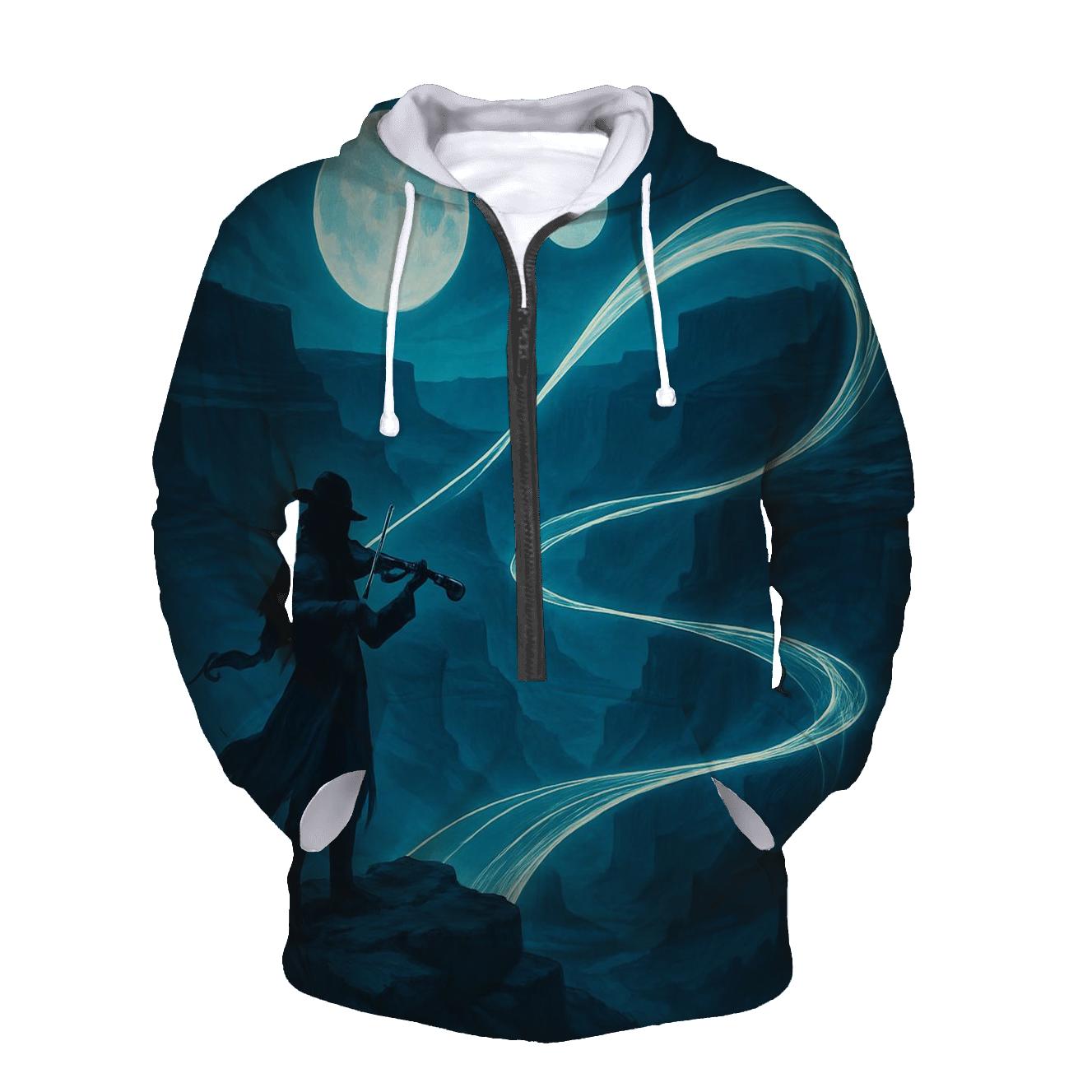 Echo Canyon Violinist printed hoodies