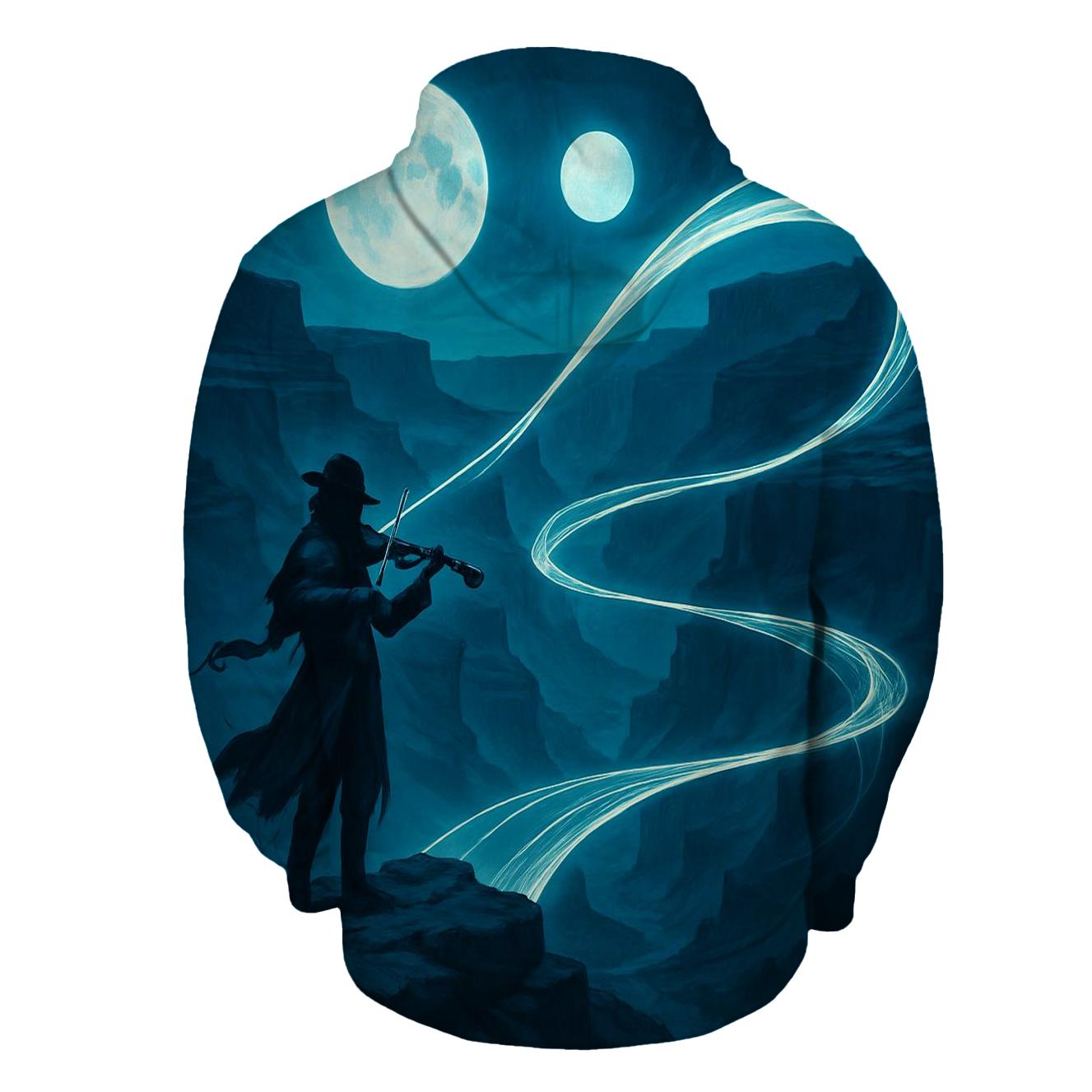 Echo Canyon Violinist printed hoodies
