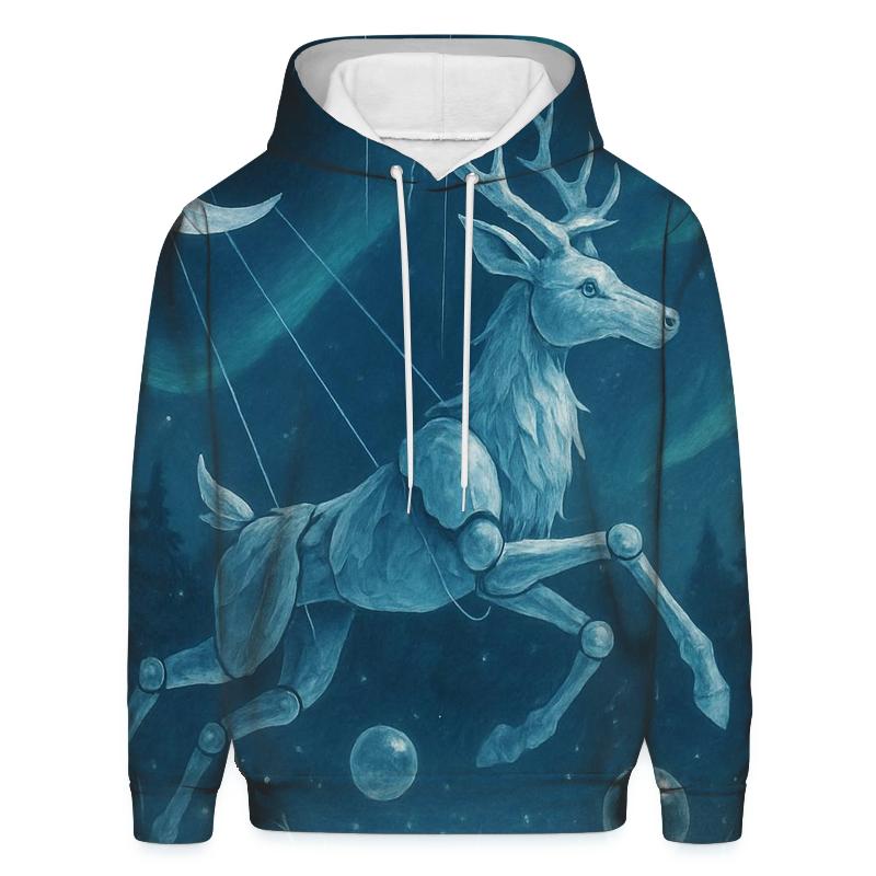 Frostbound Marionette Stag premium hoodies