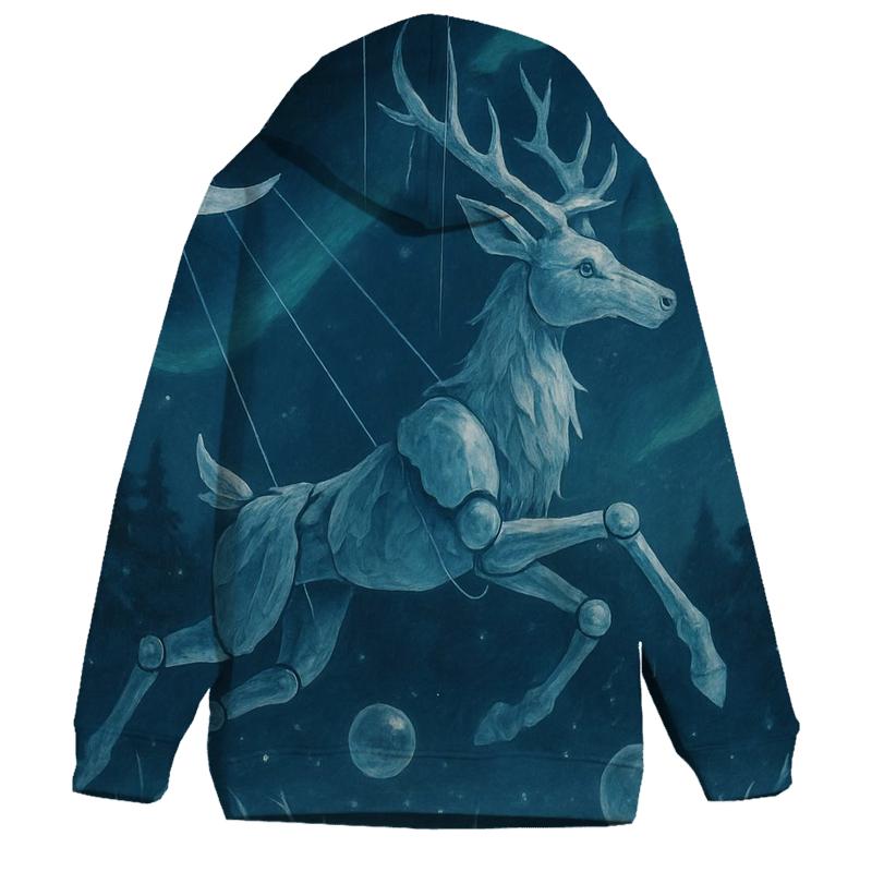 Frostbound Marionette Stag premium hoodies