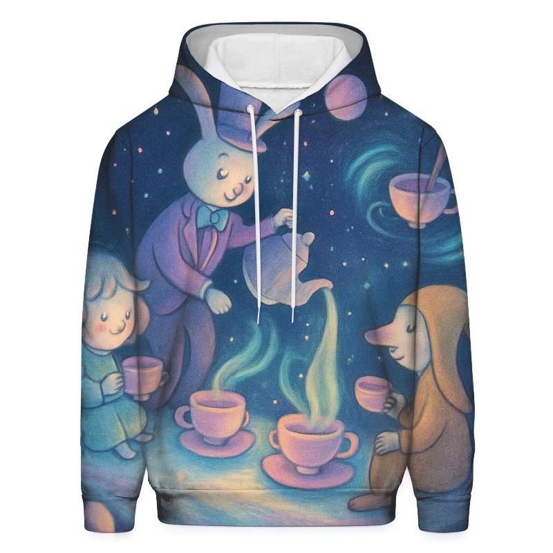 Comet Tail Tea Party heavyweight hoodies