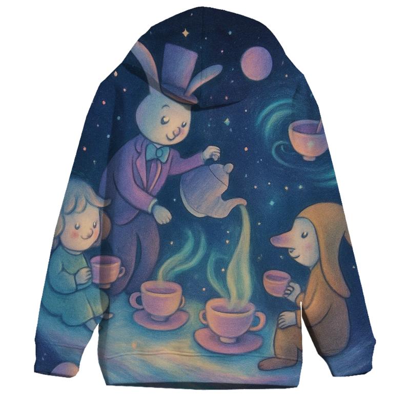 Comet Tail Tea Party heavyweight hoodies
