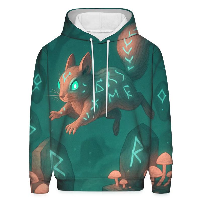 Glyphbound Squirrel zip-up hoodies