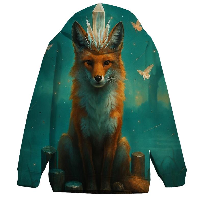 Quartz Crown Fox zip-up hoodies