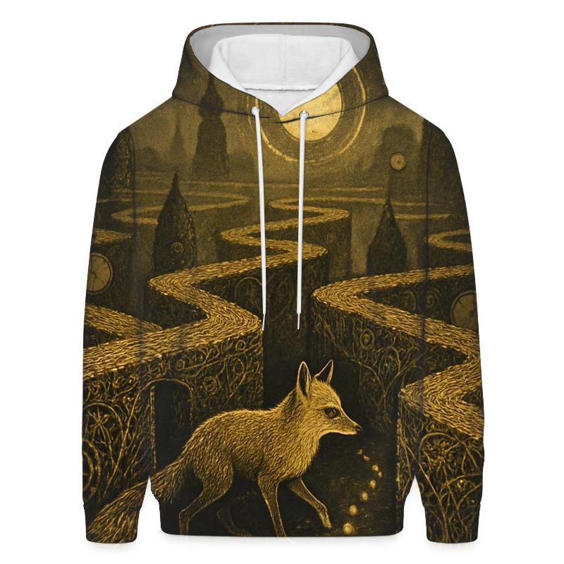 Gilded Hedge Maze Fox hoodie designs