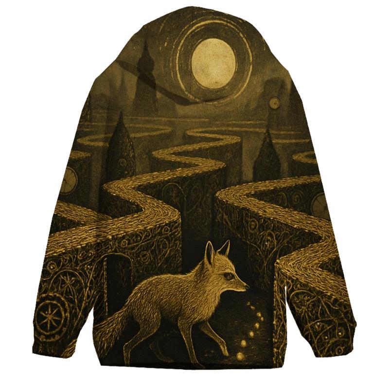 Gilded Hedge Maze Fox hoodie designs