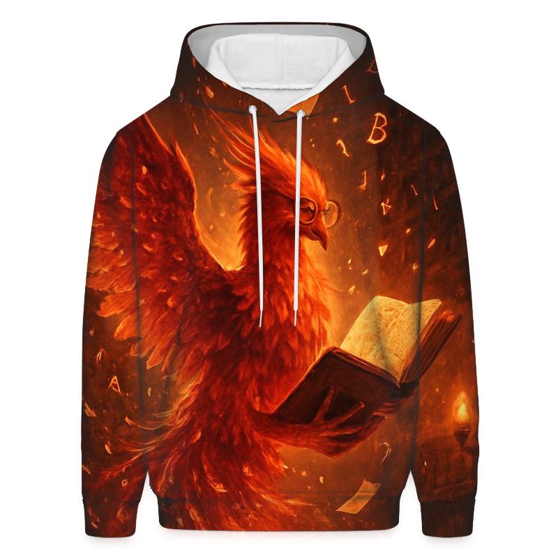 Phoenix Embers Librarian lightweight hoodies