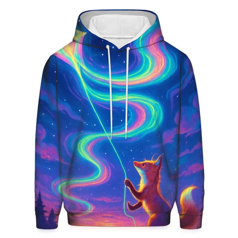Aurora Kite Fox pullover hoodies