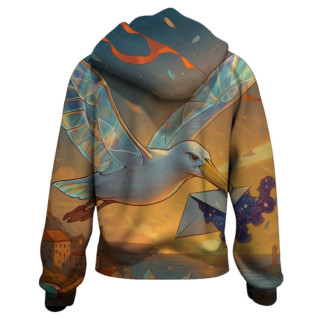 Glasswing Albatross Messenger custom hoodies