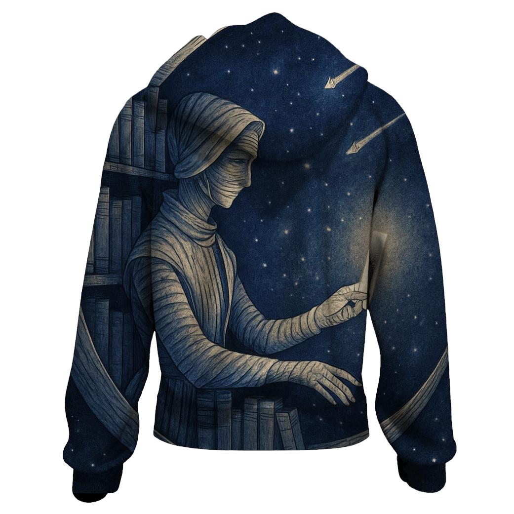 Paper Moon Librarian lightweight hoodies