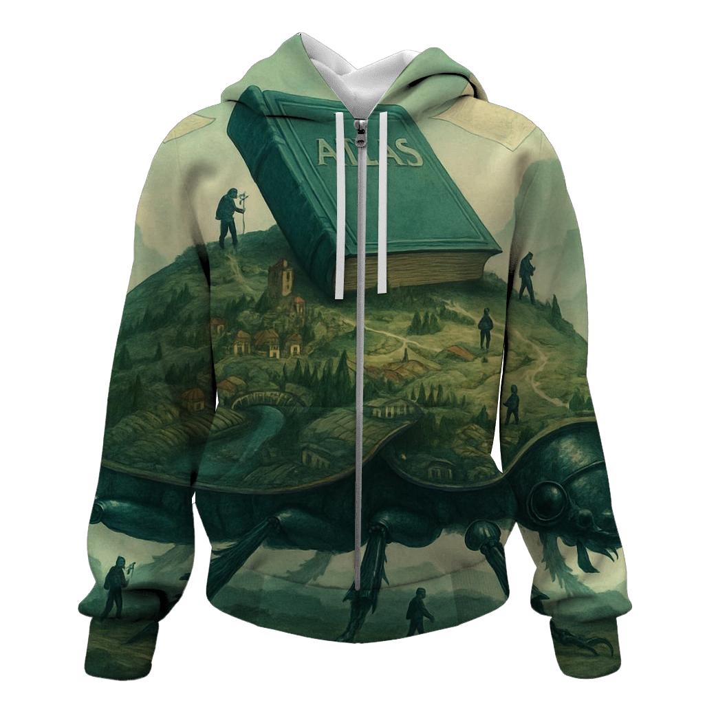 Mirrored Atlas Beetle designer hoodies