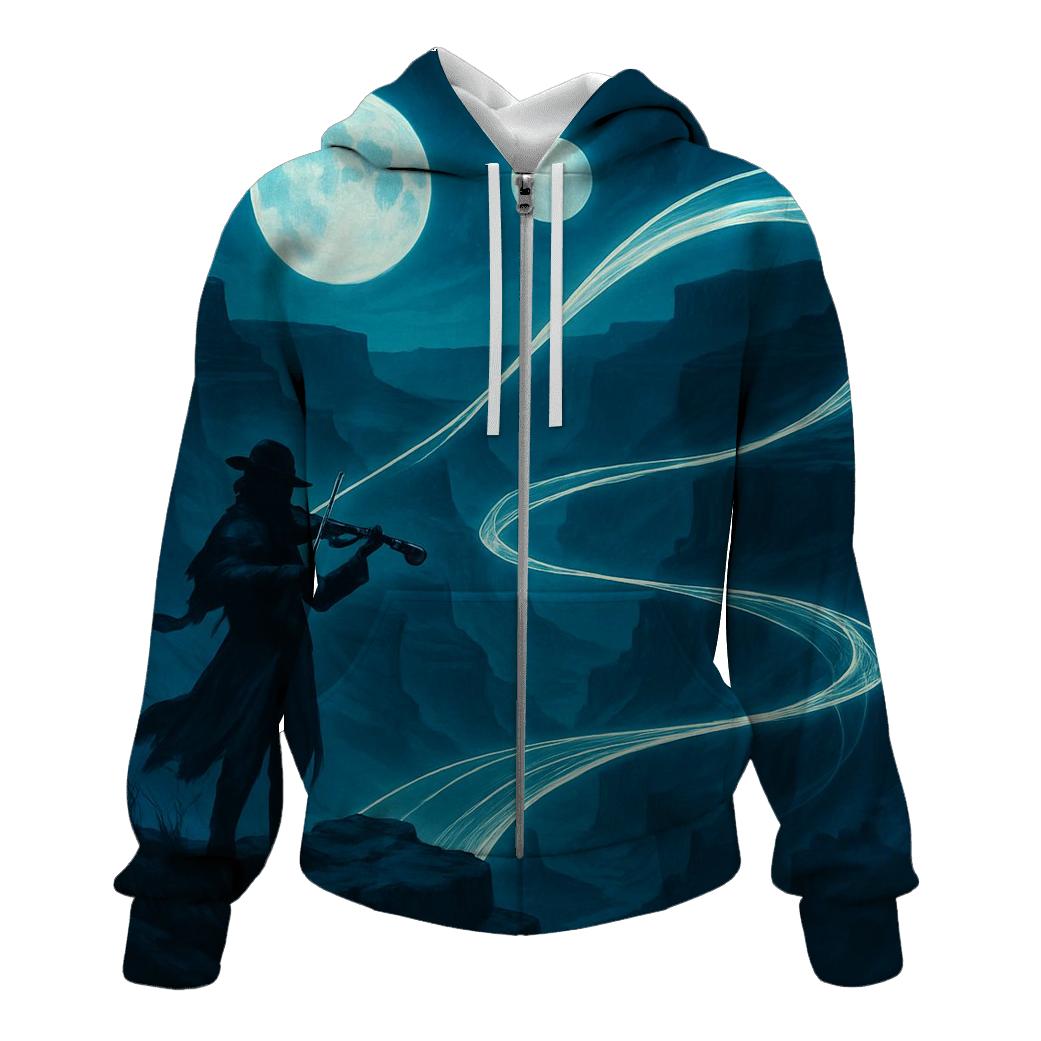 Echo Canyon Violinist graphic hoodies