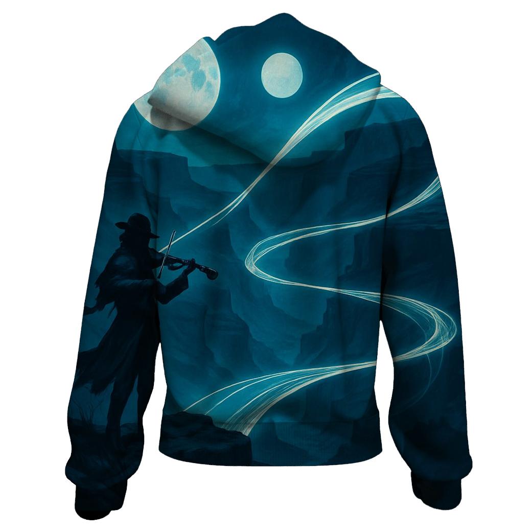 Echo Canyon Violinist graphic hoodies