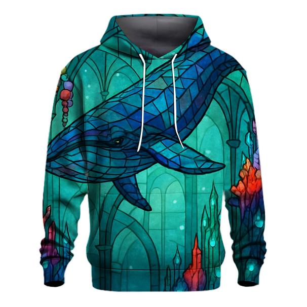Chromatic Reef Whale lightweight hoodies