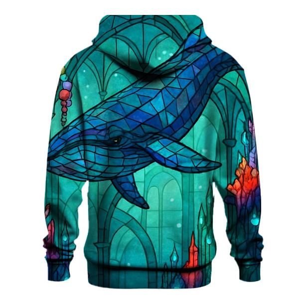 Chromatic Reef Whale lightweight hoodies