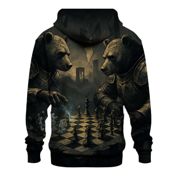 Mirrored Chessbear Duel hoodies fashion