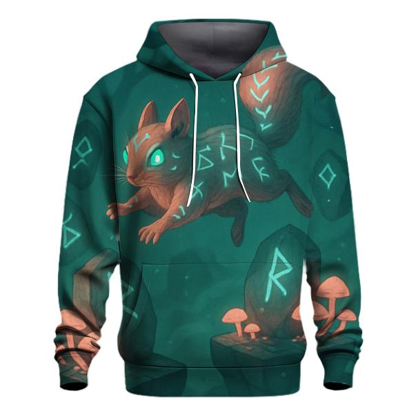 Glyphbound Squirrel zip-up hoodies