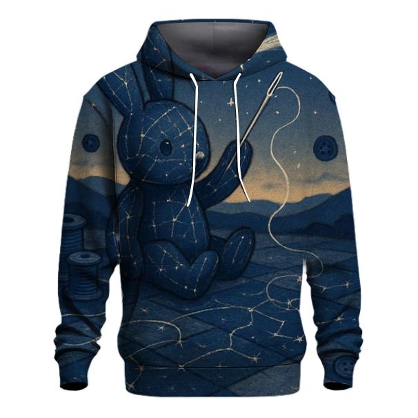 Stitched Constellation Rabbit premium hoodies