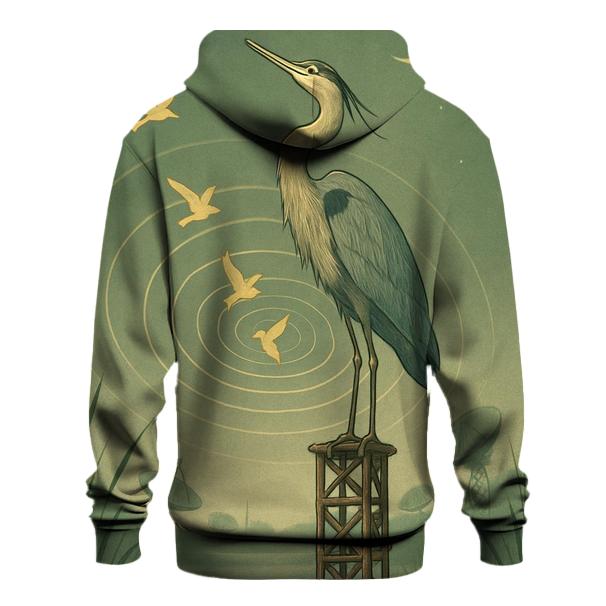 Halcyon Signal Heron graphic hoodies