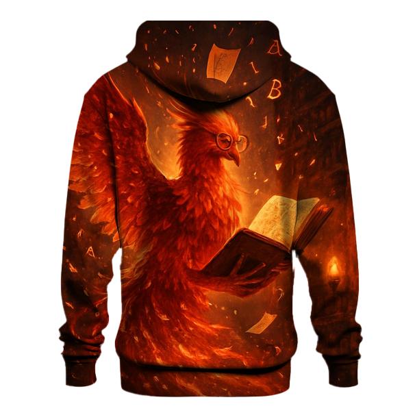 Phoenix Embers Librarian embroidered hoodies