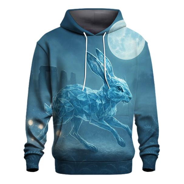 Crystalline Lantern Hare lightweight hoodies