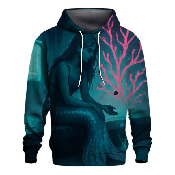Iridescent Subway Mermaid embroidered hoodies