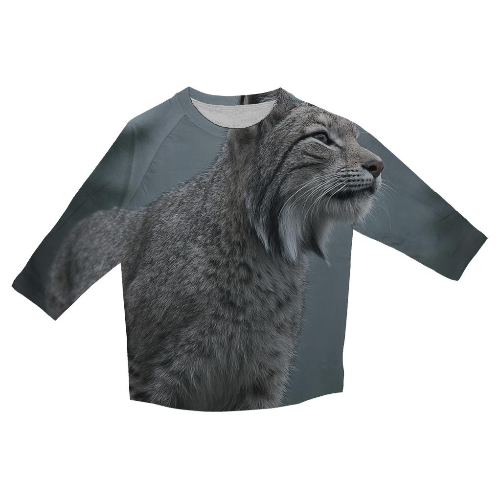 Fogline Stalker — Eurasian Lynx stylish quarter sleeve tops